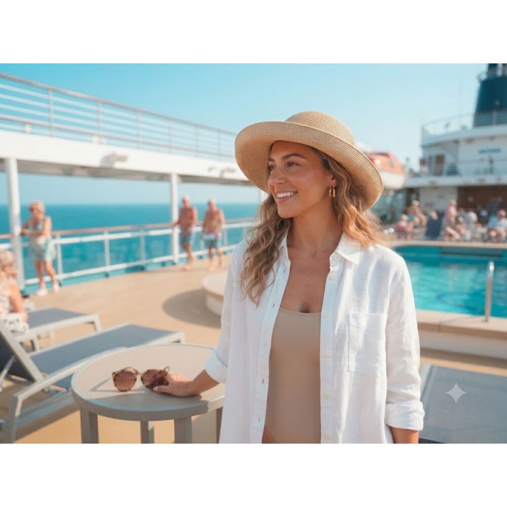 Betmar New York Braided Straw Sun Hat Cruise Resort Packable Boho Beach Hat